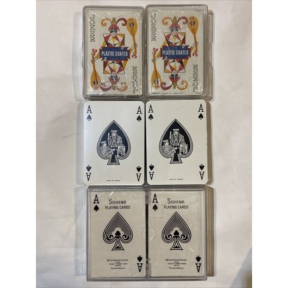 6x VTG Playing Cards Lot Statue of Liberty Marlboro Wild Turkey - Picture 3 of 3